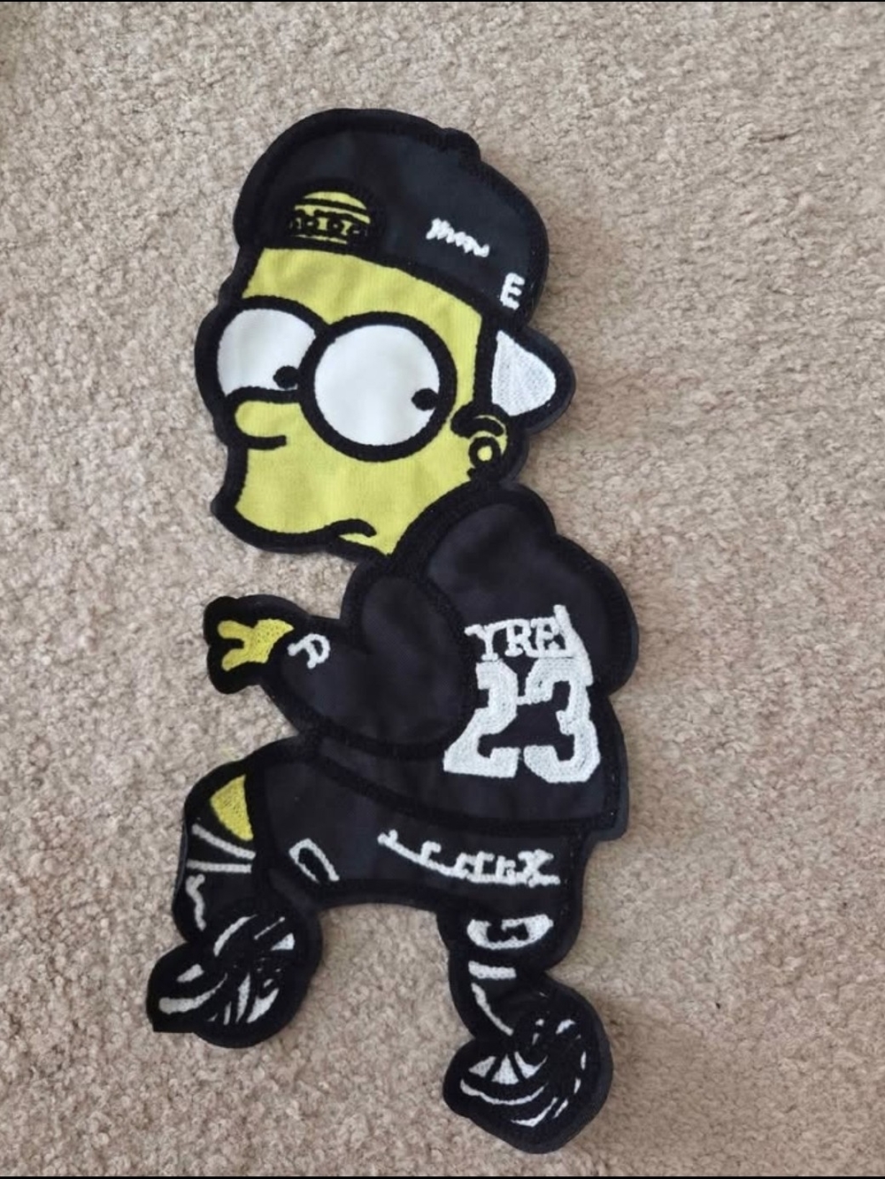 XL Bart Simpson Patch